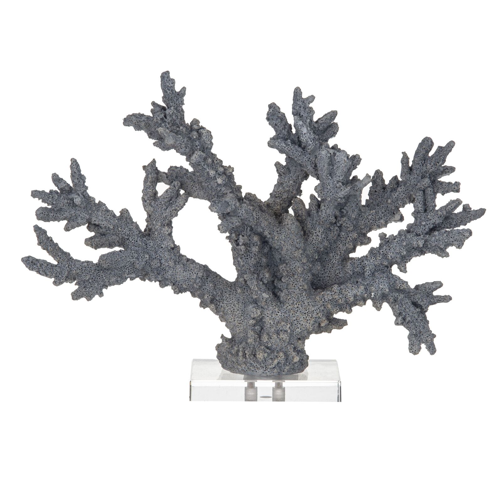 BRANCH CORAL SCULPTURE BLUE/WHITE 34X10X24CM