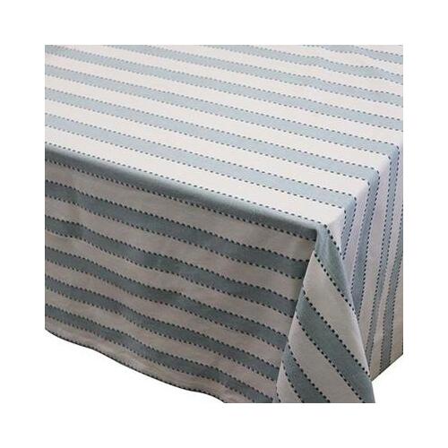 Flinders Woven Blue Stripe Tablecloth 150x230cm