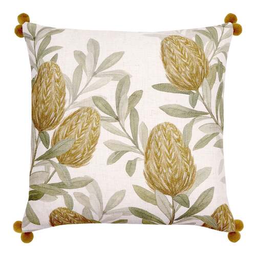 Flowering Banksia Cushion