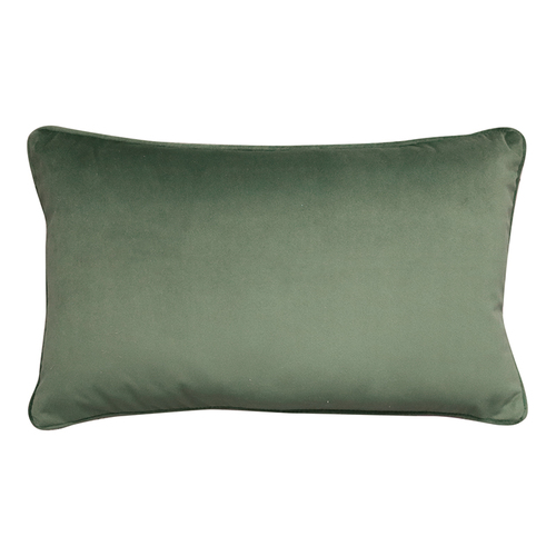 Mira Velvet Olive Rectangle Cushion