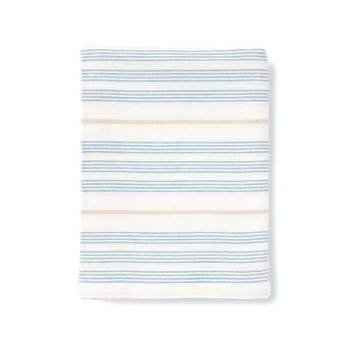 Noosa Blue Stripe Tablecloth