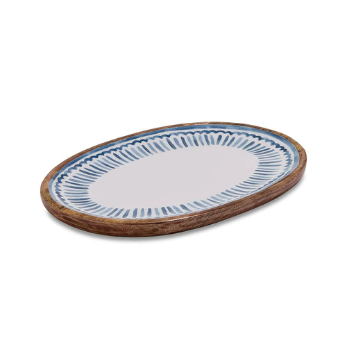 Capri Border Oval Platter