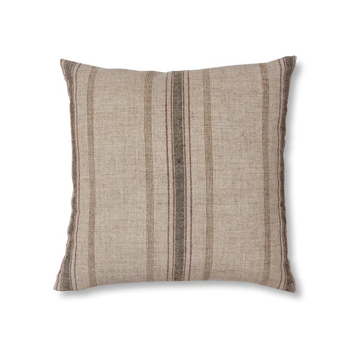 Murray Stripe Olive/Rust cushion