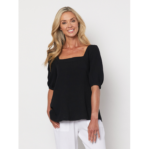 T Square Neck Top