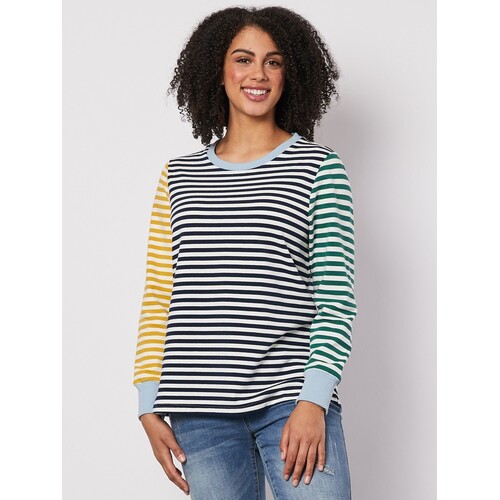 Multi Stripe Sweatshirt