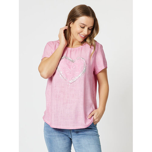 Broderie Heart Tee