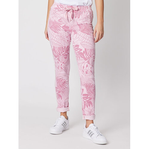 Printed Palm Jeans