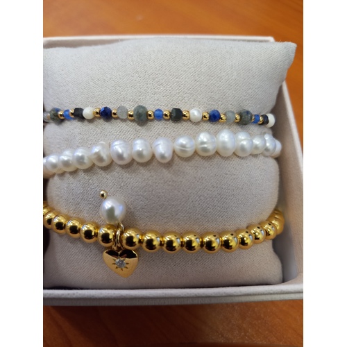 Gift Box Bracelet Set - Navy