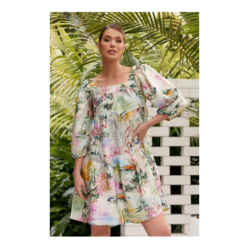 Arabella Honolulu Linen Dress