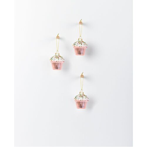 Carousel Hanging Frosted Glass Cupcake set-3