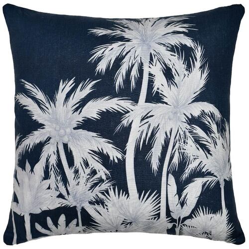 Wild Tropics Navy Cushion