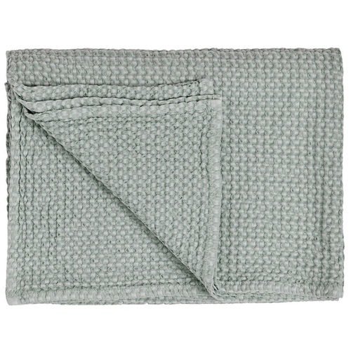Seafoam Green Textured Throw