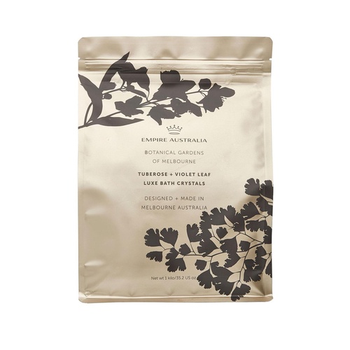Botanical Gardens Tuberose & Violet Leaf Luxe Bath Crystals  