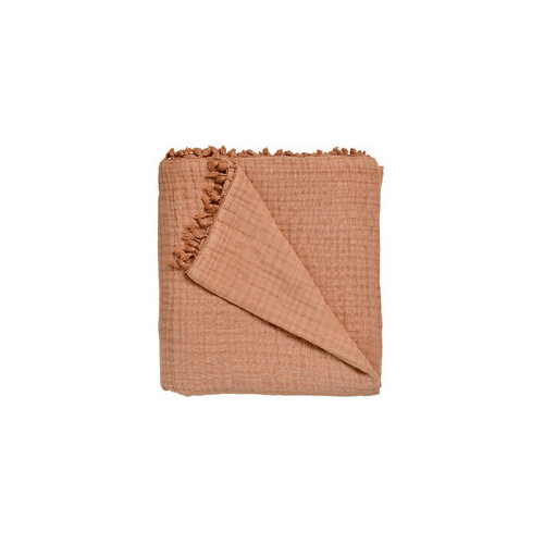 Sandstone Layered Gauze Throw