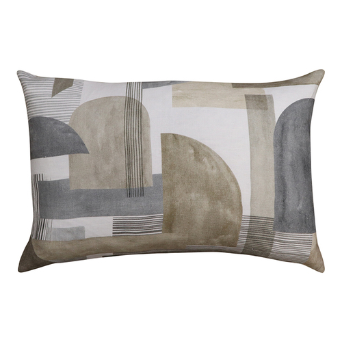 Hyde Printed Linen Cushion