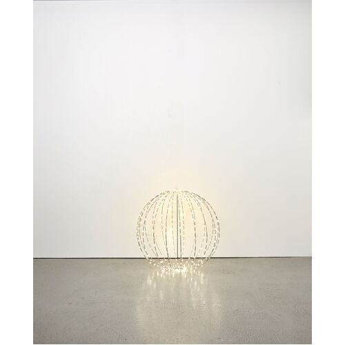 LED Sliver foldable sphere - medium D60cm