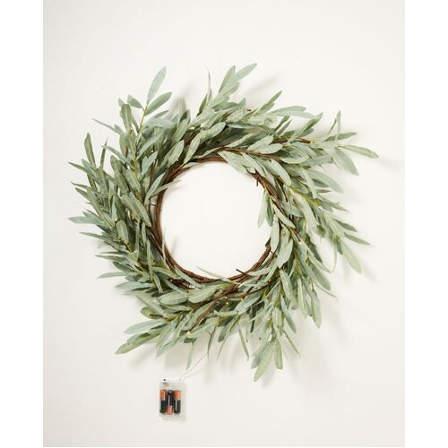 Eucalyptus LED Wreath