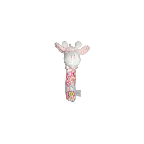 Giraffe Stick Squeaker - Pink