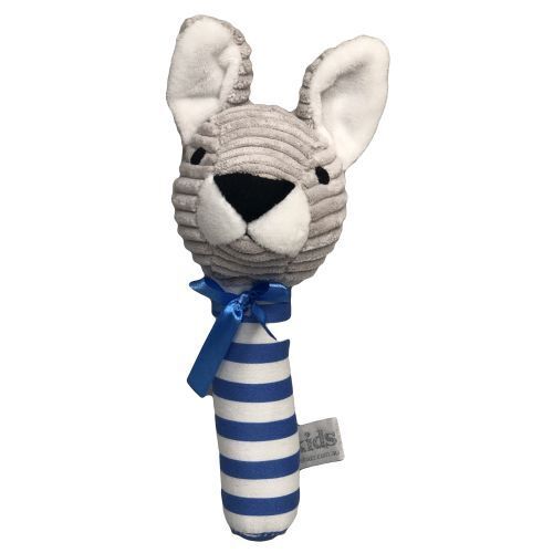 Kangaroo Stick Rattle Blue