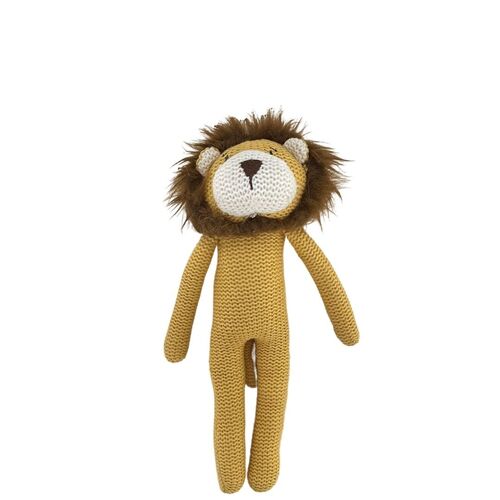 Knitted Lion Rattle