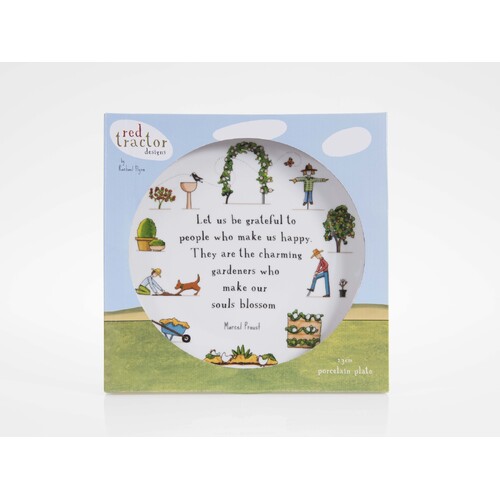 A Day in the Garden Ceramic Plate - Large