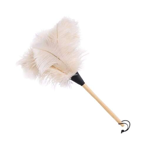 Ostrich White Feather Duster 50cm